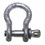 Campbell 193-5410635 419 3/8" 1T Anchor Shackle W/Screw Pin Carbon, Price/1 EA