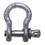 Campbell 193-5411635 419 1" 8-1/2T Anchor Shackle W/Screw Pin Carbon, Price/1 EA