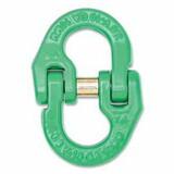 Campbell 5779235 Quik-Alloy® Coupling Link, 3/8 in, 8,800 lb Load, Powder Coated Green, Grade 100