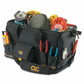 CLC CUSTOM LEATHER CRAFT 1163 MegaMouth Tool Bag, 31 Compartments, 12 in X 18 in