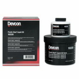 Devcon 10220 Plastic Steel Liquid (B), 4 Lb, Dark Grey