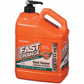 Permatex 23218 Fast Orange Smooth Lotion Hand Cleaners, Citrus, Bottle W/Pump, 1 Gal