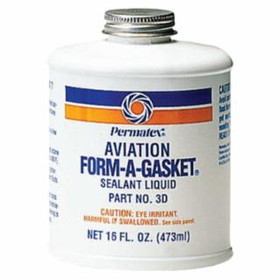 Permatex 230-80017 Aviation Form-A-Gasket #3 Sealant 16 Oz Bottle