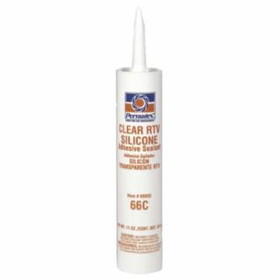Permatex 230-80855 #66 Clear Silicone Adhesive Sealant 11 Oz