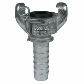 Dixon Valve AM6 Air King&#174; 2-Lug Hose End, 3/4 in M Barb, 25/32 in dia x 2-1/2 in W x 3-15/16 in H, Iron