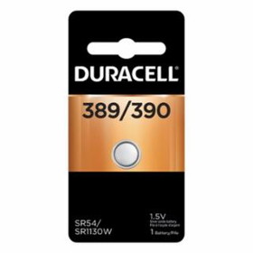 Duracell 243-D389/390PK 389/390 Silver Oxide Button Battery 1 Ea/Pk