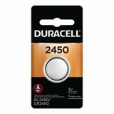 Duracell DURDL2450BPK Lithium Battery, Coin Cell, 3V, 2450, (1 Ea/Pk) 36 Bulk Pack