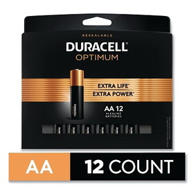 Duracell 243-OPT1500B12PRT Duracell Optimum Alkaline Batteries  Aa  12/Pk