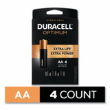 Duracell 243-OPT1500B4PRT Duracell Optimum Alkaline Batteries  Aa  4/Pk
