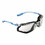 3M 247-11874-00000-20 Ccs Protective Eyewear, I/O Mirror Polycarbonate Lens, Anti-Fog, Clear Plastic Frame, Light Blue Temple, Price/20 EA