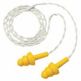 3M 247-340-4036 E-A-R Ultrafit Earplugs, Elastomeric Polymer, Cloth Cord