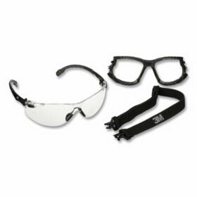 3M S1501SGAF-KT Solus&#153; 1000 Series Protective Eyewear, Polycarbonate, Anti-scratch/Anti-fog, Black, Polycarbonate Frame