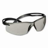 3M SF507AF-BLK Securefit 500 Series Protective Eyewear, Polycarbonate, Anti-Scratch, Anti-Fog, Gray I/O Shade, Black Plastic Frame