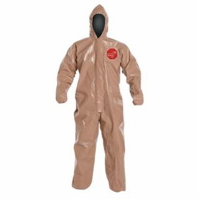 Dupont  Tychem CPF3 with attached Hood, Tan