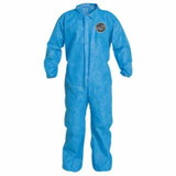 Dupont  Proshield® 10 Coverall, Collar, Elastic Wrists and Ankels, Zipper Front, Storm Flap, Blue