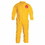 Dupont D13479974 Yellow Tychem Qc Coverall Zip Frt Elas Ankle/Wri, Price/12 EA