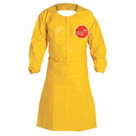 Dupont D13480942 Tychem Qc Apron With Long Sleeves, 28 1/2 In X 45 3/4 In