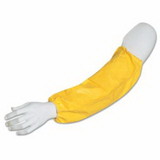 Dupont D13396840 Tychem Qc Sleeves, 18 In Long, Serged Closure, Yellow