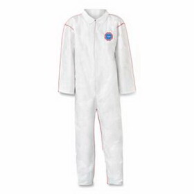 Dupont ST120SWH2X002500 Tyvek 400 Sfr Coverall, With Laydown Collar, White