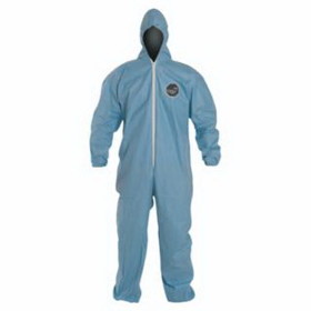 Dupont D13492431 Proshield 6 Sfr Coveralls With Attached Hood, Blue, Large