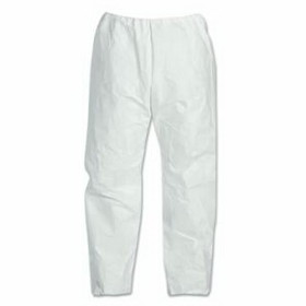 Dupont D13494506 Tyvek Pants With Elastic Waist, Open Ankles, Small