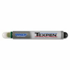 DYKEM 16043 TEXPEN&#174; Industrial Steel Ball Tip Paint Marker, Green, 3/32 in, Medium