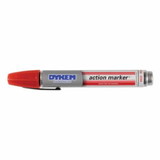 Dykem 253-44002-C Action Marker Red Mediumtip