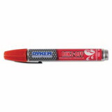 Dykem 44106 RINZ OFF® Water Removable Temporary Marker, Red, Broad Threaded Cap