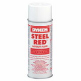 Dykem 80096 Layout Fluids, 16 Oz Aerosol Can, Red