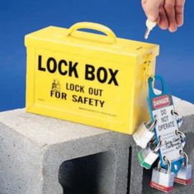 Brady 262-65672 Group Lock Box - Yellow