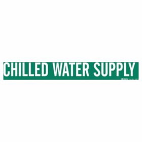 Brady 262-7047-1 Self-Sticking Pipe Marker  Chilled Water Supply