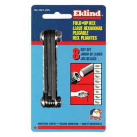 Eklind Tool 269-20811 #81 .05-5/32 Fold-Up Hexkey Set