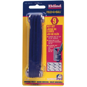 Eklind Tool 269-20919 4.3(Medium) 9-Pc.Fold-A-Ball Fold-Up Key