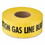 Empire Level 22-211 Shieldtec Standard Non-Detectable Safety Tape, Caution Gas Line Buried Below, 1000 Ft L, 3 In W, Yellow, Price/1 RL