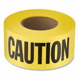 Empire Level 71-1003 Safety Barricade Tape, 3 in W x 1000 ft L, Caution, Yellow/Black