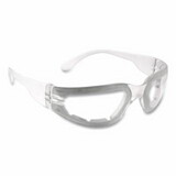 Radians MRSF111ID Mirage™ Foam Safety Eyewear, Clear Lens, Polycarbonate, Anti-Fog, Clear Frame