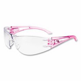 Radians OP6710ID Optima&#153; Safety Eyewear, Clear Lens, Polycarbonate, Uncoated, Pink Frame
