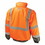 Radians SJ110B-3ZOS-M SJ110B Two-in-One High Visibility Bomber Safety Jacket, M, Polyester, Orange, Price/1 EA