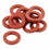 GILMOUR 801704-1003 Rubber Hose Washer, 3/4 in inside Dia, 60 psi Max, Price/12 EA