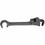 Petol RW1 Refinery Wrench, 1/8 In To 1 In Opening, Serrated Jaw, 3/4 In Wheel Wrench Opening, Alloy Steel, Price/1 EA