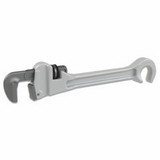 Petol RW2AL Refinery Wrench, 1/8 In To 1-1/2 In Opening, Serrated Jaw, 1/2 In Wheel Wrench Opening, Aluminum