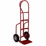 Milwaukee Hand Truck 33045 Heavy Duty Hand Truck, 800 Lb Cap,10 In X 14 In Base Plate, 51 In, P-Handle Handle, Solid Rubber