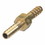 WESTERN ENTERPRISES 38 Brass Hose Splicer, 200 psig, Barb Hex, 3/16 in, Price/1 EA