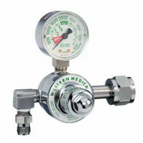 Western Enterprises M1-326-P M1 Series Preset Pressure Gauge Regulator, Nitrous Oxide, 2000 Psi Inlet Pressure