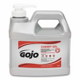 Gojo 2356-04 Cherry Gel Pumice Hand Cleaner, 1/2 gal, Pump Bottle