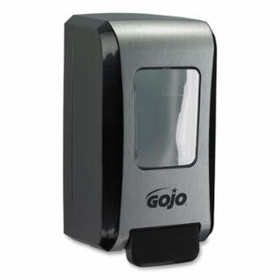 Gojo 5271-06 FMX&#153; Push-Style Soap Dispenser, 2000 mL Refill Size, Black/Chrome, FMX-20&#153;