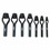 General Tools 318-1271ST 7 Piece Arch Punch Set 1/4 To 1" In Plastic Roll, Price/1 SET