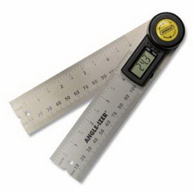 General Tools 822 Angle-izer&#174; Digital Angle Finder, 5 in, Stainless Steel