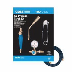 Goss KP-102 Air-Propane Torch Outfit, W/Pencil & Tip, Propane, Soldering; Heating