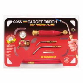 Goss KX-3B Target Torch Air-Acetylene Outfit, 5/16 In, 7/16 In, B Cyl Reg Fitting